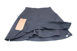 Girlfriend Collective High Rise Skirt, Black, Size XXS