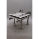 Estoli Solid White Hanging Shower Seat