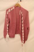 Two Hollister Knitted Easy No-close Lace Sleeve Cardigan, Pink, Size S