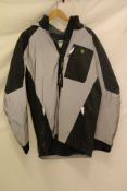 Proviz Men’s Reflect 360 Fleece Lined Hi Vis Jacket, Black/Silver, Size L