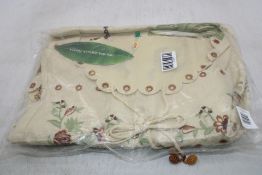 Farm Rio Delicate Forest Richelieu Embroidered Mini Dress, Sand/Multi, Size M