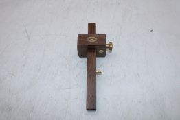 Twelve Crown Tools Small Mortice Wooden Gauge, Brown