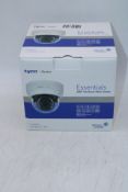 Johnson Controls Tyco IIIustra 2MP Outdoor IP IR Mini-Dome Camera, White/Black