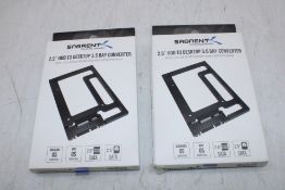 Nineteen Sabrent 2.5” SSD & SATA Hard Drive to Desktop 3.5” Bay Converter Mounting Kits
