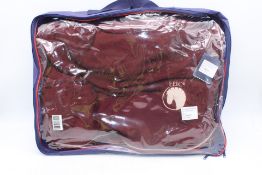 Epic Equestrian Epic Classic Deluxe Fleece Cooler, Port, Size 6'9, Broad Fit