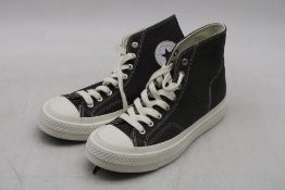 Converse Chuck Taylor All Star High Top Trainers, Dark Grey/White, UK 9, Sample, No Box