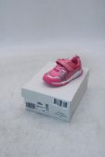 Clarks Children's Tidal Shell Trainers, Pink, UK 6.5