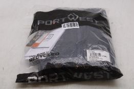 Portwest FR Hooded Zip Sweatshirt, Navy, Size L