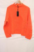 Oska 532 Pure Merino Wool Jumper, Orange, Size 2