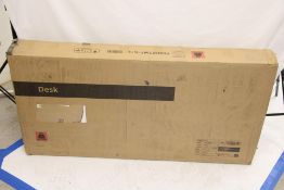 Computer Desk, FSDK07WT-G1L, White. Box damaged, Not checked