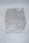Oui Marlene Wide Leg Trousers, Silver, Size 42
