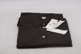 Arket Fine Knit Shirt, Brown, Size S