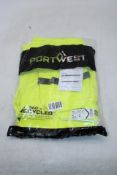 Portwest FR407 PW3 FR Holster Trousers, Yellow/Black, W36/L 31