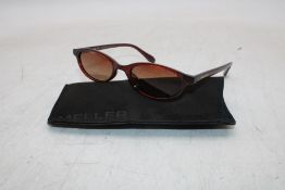 Meller Binti Sunglasses, Maroon/Brown Frame, Maroon/Brown Lens