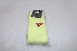 Eight Pairs Adidas Aeroready Adi25 Goal Keeper Football Socks, Yellow/Red, Sizes 4x 12.5-1, 1x 2-3.5