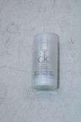 Six Calvin Klein CK One Deodorant Sticks, 75ml