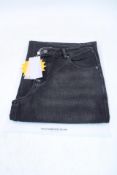 Samii Ryan Smiley Denim Jeans, Vintage Black, Size S