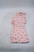 Chelsea Peers Croissant Print Pyjama Set, Pink, Size S