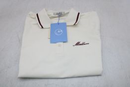Malbon Rally Women's Paloma Polo, Cream, Size S
