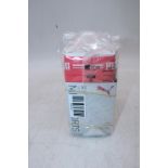 Four Packs Puma Women's Mini Shorts 2 Per Pack, Coral Combo, Size XS