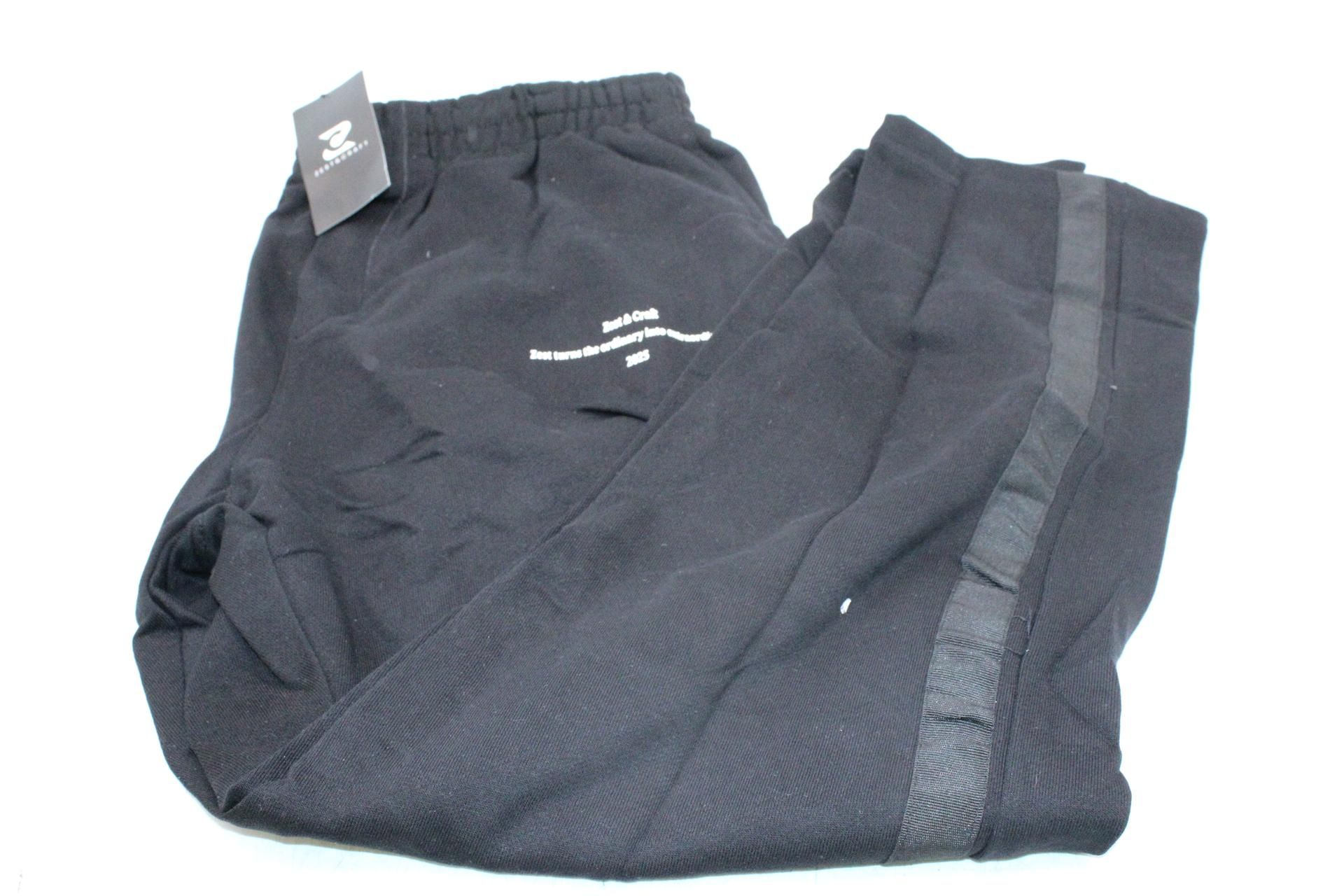 Two Zest & Craft Jogger Pants to include 1x Size XL, 1x Size XXL, Black