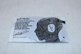 Four Lahtak Silicone 3D Ear Protection Swim Cap, Black, One Size