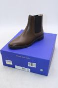 Stuart Weitzman Sondra Ankle Boots, Espresso, Size 39.5