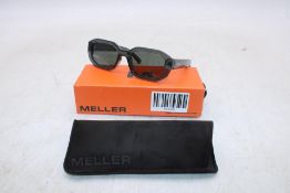 Meller Kessie Fossil Sunglasses, Frames Grey/Lenses Olive