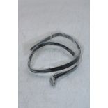 Burberry Thin Belt, Black, Size 3