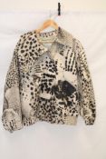 Dries Van Noten Cotton Bomber Jacket, Ecru, Size Unknown, No Tags, Press Sample
