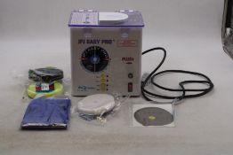 JFJ Easy Pro Universal CD/DVD Disc Repair Machine. Box damaged, Non-UK Plug, Not Checked