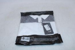 Galvin Green Men's Miran Polo Shirt, White/Black, Size M