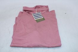 Gudrun Sjoden Jersey Polo Neck Top, Red/Pink, Size XL