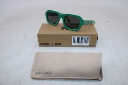 Meller Marli Sunglasses, Frames Fern Olive/Lenses Green