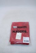 Damson Madder Malinda Super Smocked Dress, Red, Size 6