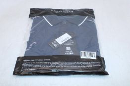 Galvin Green Men's Monte Polo Shirt, Navy/White, Size M