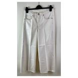 Two Denim Studio Women's Gery Jeans, Off White, Size 30