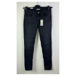 Scotch & Soda Women's La Bohemienne Skinny Fit Jeans, Black, Size W29 L32