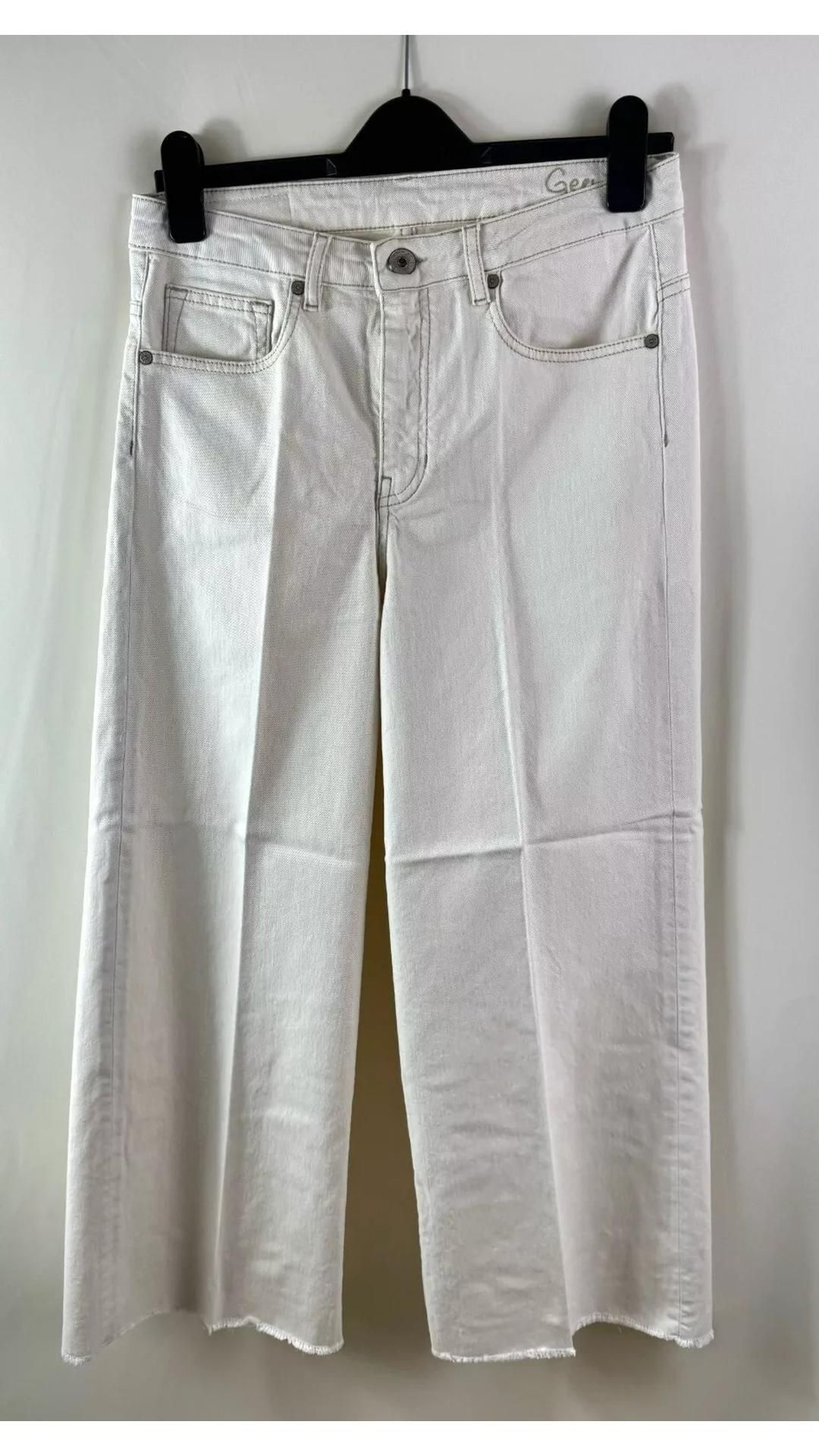 Two Denim Studio Women's Gery Jeans, Off White, Size 29