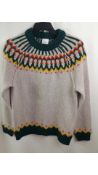 Burberry Fair Isle Wool Sweater and Shorts Set, Multicoloured, Size M