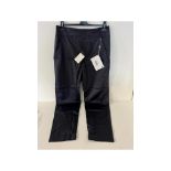 Isabel Marant Women's Nesto Trousers, Black Midnight, Size 12