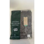 Two Kronstadt Men's Lars Organic/Recycled Sweat Crew Sweatshirt, Army, XL