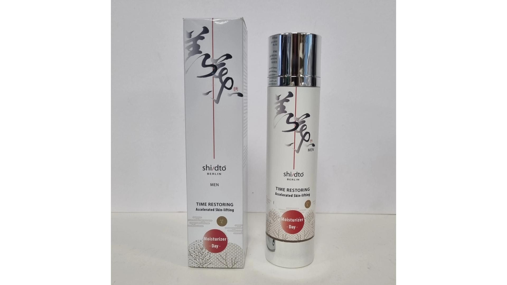 Two Shi/Dto Men's Time Restoring Accelerating Skin-Lifting Day Moisturisers