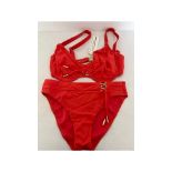 Maryan Mehlhorn Bikini, Hot Coral, Size UK 10 Cup E