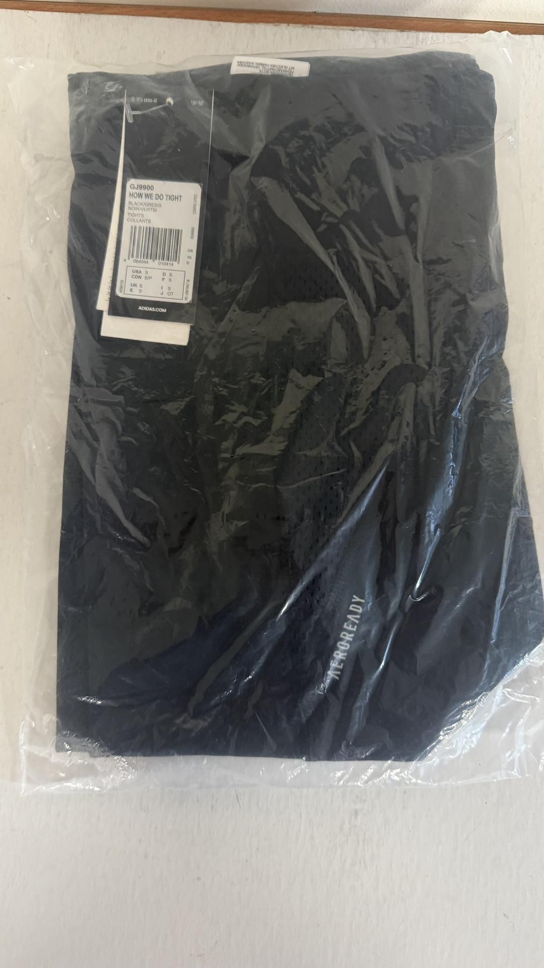 Three Pairs of Adidas Women's How We Dot It Leggings, Black, Size Small