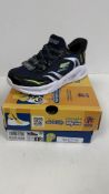 Skechers Boys Slip In Meteor Lights Brisk Bream Trainers, Navy, Uk Child 11