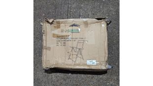 Maxx Garden Chairs, Set of 2 Adjustable Chairs, Dark. Box damaged