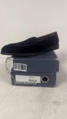 Suitsupply Men's Velvet Loafers, Black, Size UK 12. Box damaged