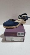 Carvela Women's Sabrina 2 Sandals, Navy, Size EU 41