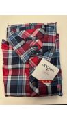 Jockey Men's Pyjamas, Navy/Red Check, Size M